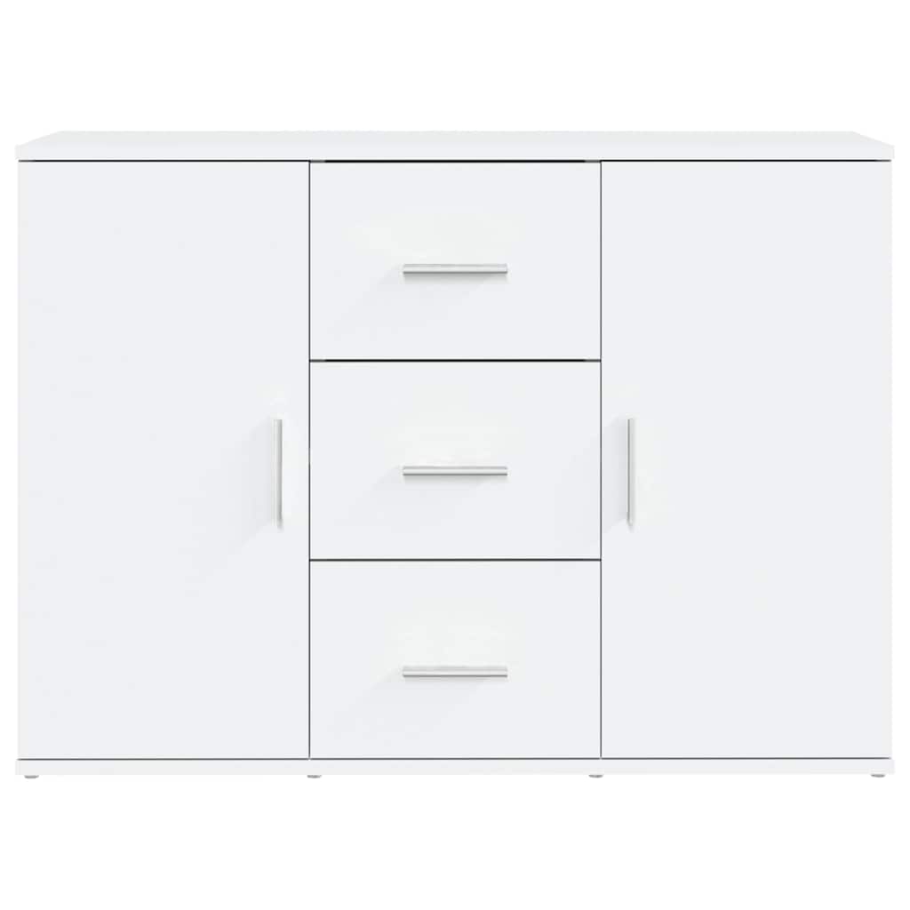 vidaXL Sideboard 91x29.5x65 cm engineered wood white