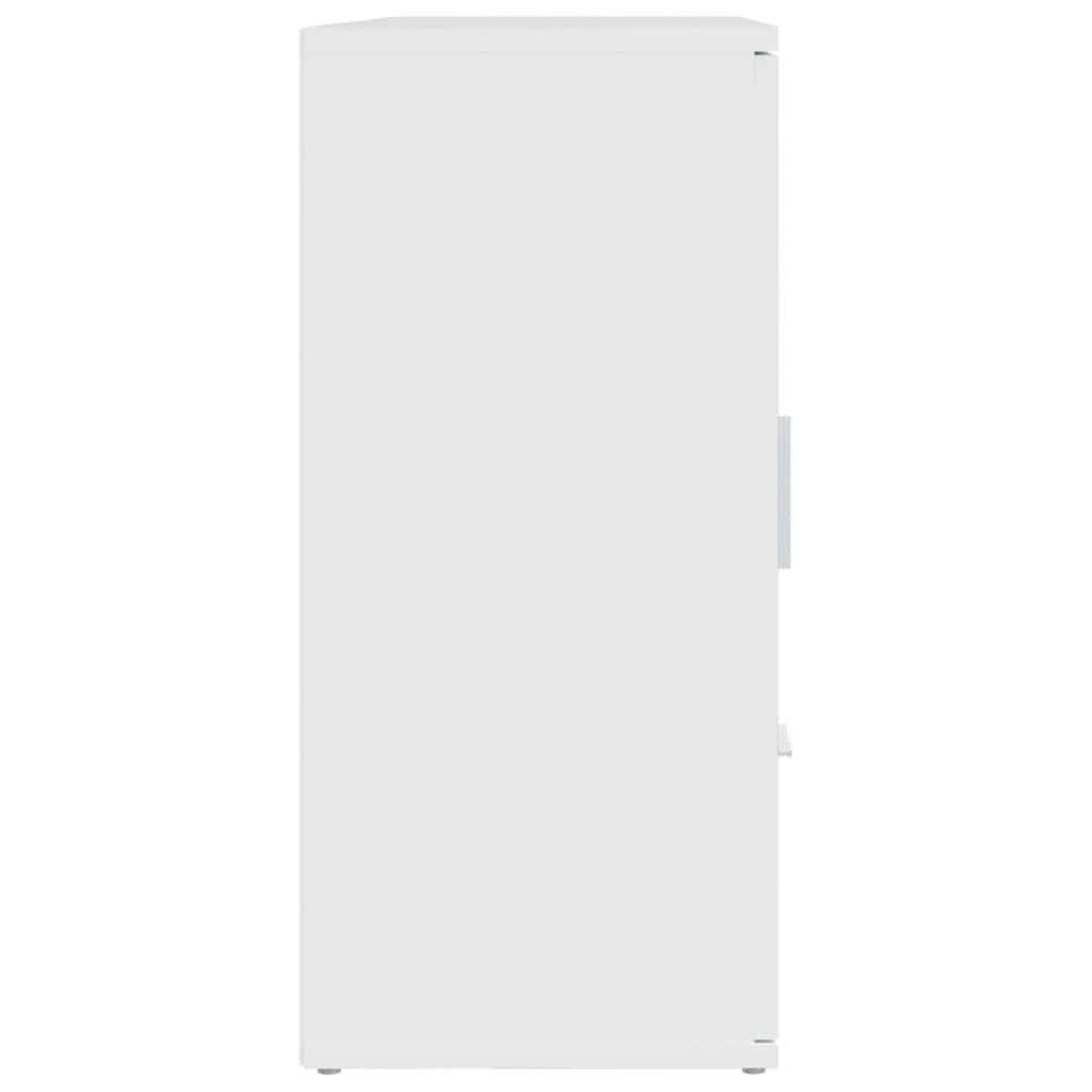 vidaXL Sideboard 91x29.5x65 cm engineered wood white
