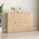 vidaXL Sideboard 91x29.5x65 cm engineered wood white