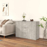 vidaXL Sideboard 91x29.5x65 cm engineered wood white