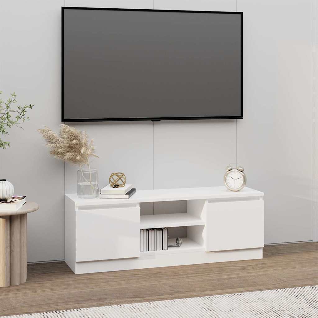 vidaXL TV Cabinet with Door 102x30x36 cm White