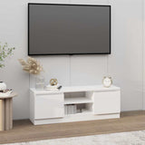 vidaXL TV Cabinet with Door 102x30x36 cm White