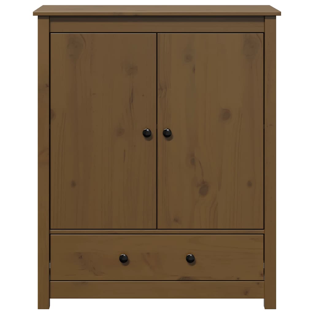vidaXL Hoge kast 83x41,5x100 cm massief grenenhout