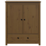 vidaXL Hoge kast 83x41,5x100 cm massief grenenhout