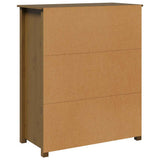 vidaXL Hoge kast 83x41,5x100 cm massief grenenhout