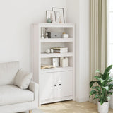 vidaXL Hoge kast 80x35x154 cm massief grenenhout