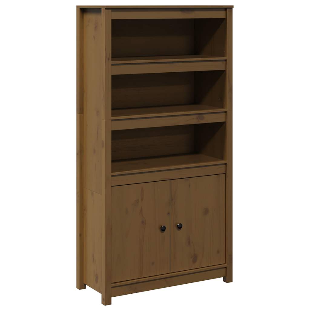 vidaXL Hoge kast 80x35x154 cm massief grenenhout
