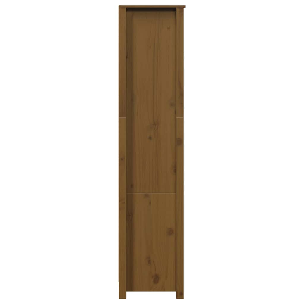 vidaXL Hoge kast 80x35x154 cm massief grenenhout