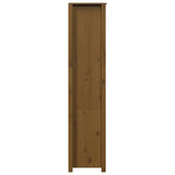 vidaXL Hoge kast 80x35x154 cm massief grenenhout