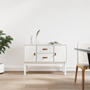 vidaXL Dressoir 110x40x78 cm massief grenenhout