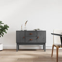 vidaXL Dressoir 110x40x78 cm massief grenenhout