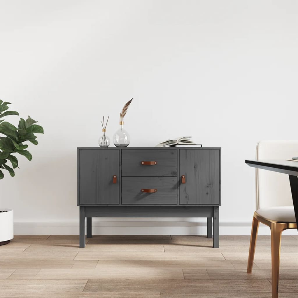 vidaXL Dressoir 110x40x78 cm massief grenenhout
