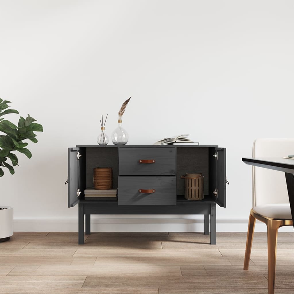 vidaXL Dressoir 110x40x78 cm massief grenenhout