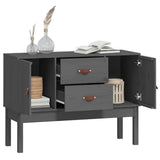 vidaXL Dressoir 110x40x78 cm massief grenenhout