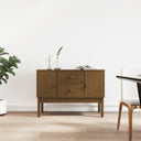 vidaXL Dressoir 110x40x78 cm massief grenenhout