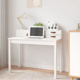 vidaXL Desk 110x50x93 cm solid pine wood