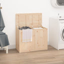 vidaXL Wasmand 44x44x66 cm massief grenenhout