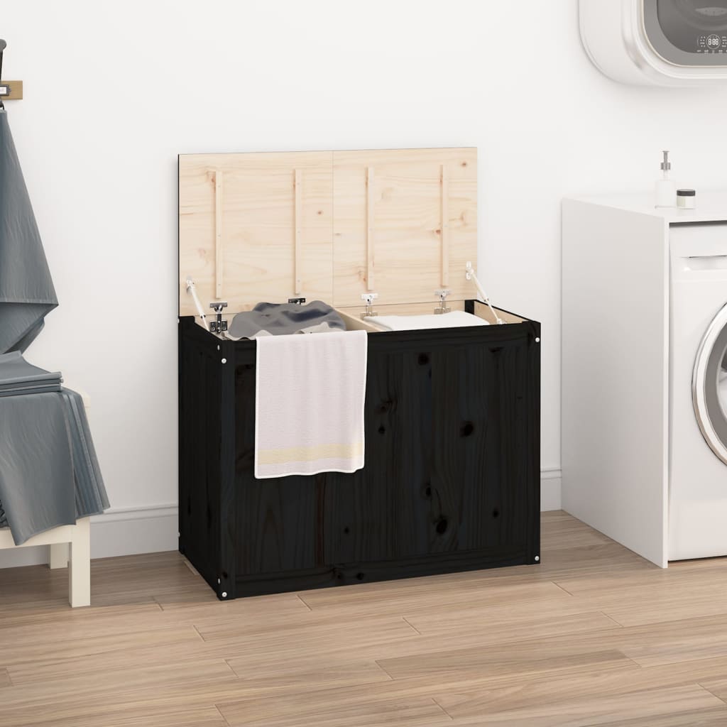 vidaXL Wasmand 44x44x66 cm massief grenenhout
