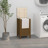 vidaXL Wasmand 44x44x76 cm massief grenenhout