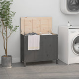 vidaXL Wasmand 44x44x76 cm massief grenenhout