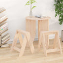 vidaXL Stools 2 pcs 40x40x45 cm solid pine wood