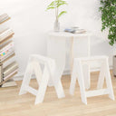 vidaXL Stools 2 pcs 40x40x45 cm solid pine wood