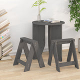 vidaXL Stools 2 pcs 40x40x45 cm solid pine wood