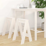 vidaXL Stools 2 pcs 40x40x45 cm solid pine wood