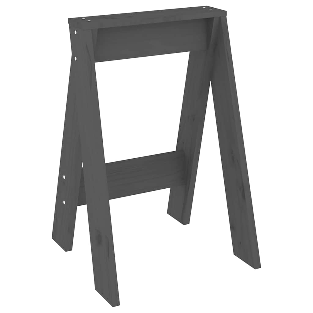 vidaXL Stools 2 pcs 40x40x45 cm solid pine wood