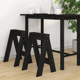 vidaXL Stools 2 pcs 40x40x45 cm solid pine wood