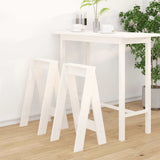 vidaXL Stools 2 pcs 40x40x45 cm solid pine wood