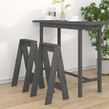 vidaXL Stools 2 pcs 40x40x45 cm solid pine wood