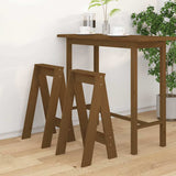 vidaXL Stools 2 pcs 40x40x45 cm solid pine wood