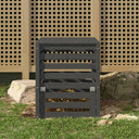 vidaXL Compostbak 63,5x63,5x77,5 cm massief grenenhout