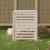 vidaXL Compostbak 63,5x63,5x77,5 cm massief grenenhout