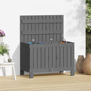 vidaXL Tuinbox 76x42,5x54 cm massief grenenhout grijs