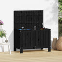 vidaXL Tuinbox 76x42,5x54 cm massief grenenhout grijs
