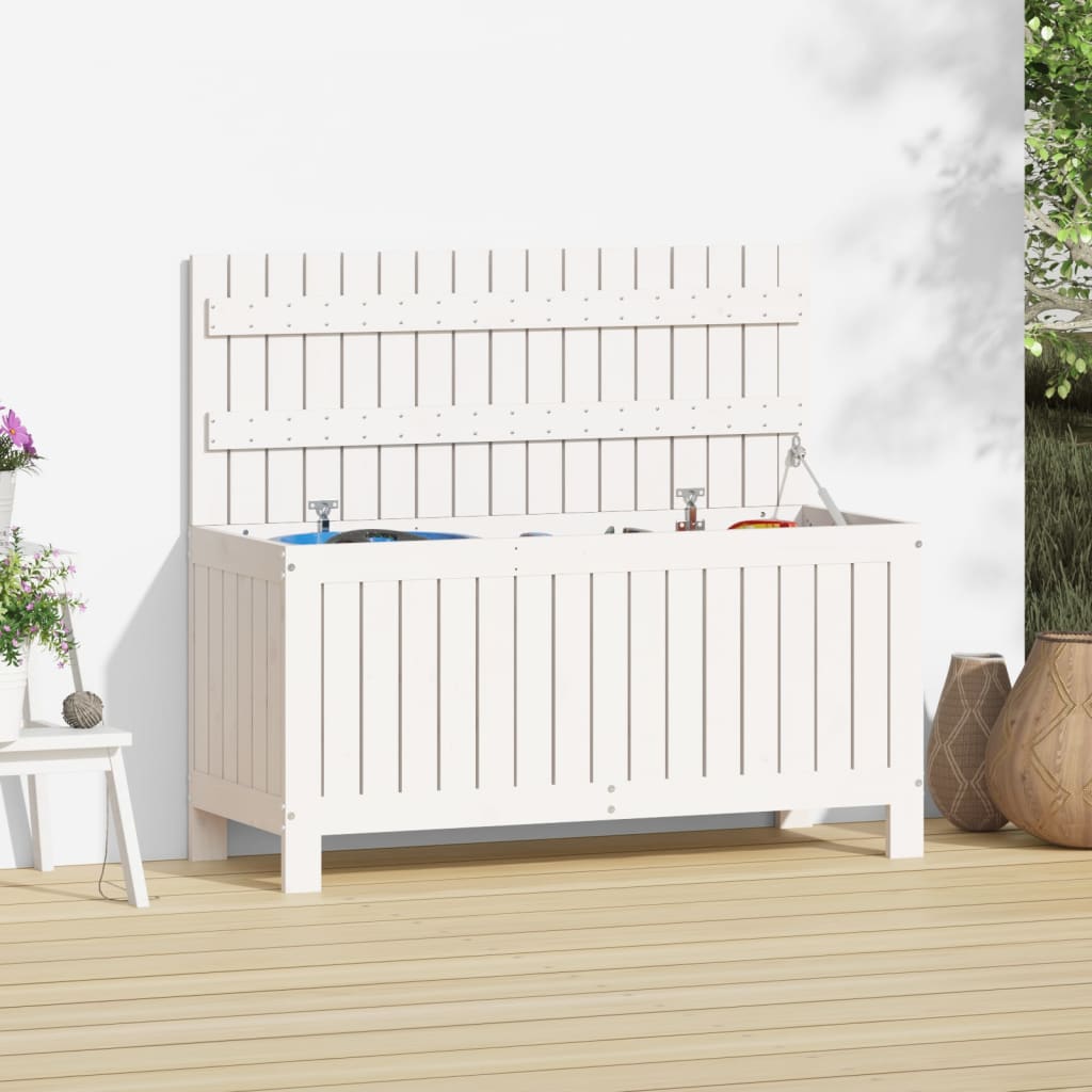 vidaXL Tuinbox 76x42,5x54 cm massief grenenhout grijs