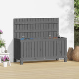 vidaXL Tuinbox 76x42,5x54 cm massief grenenhout grijs