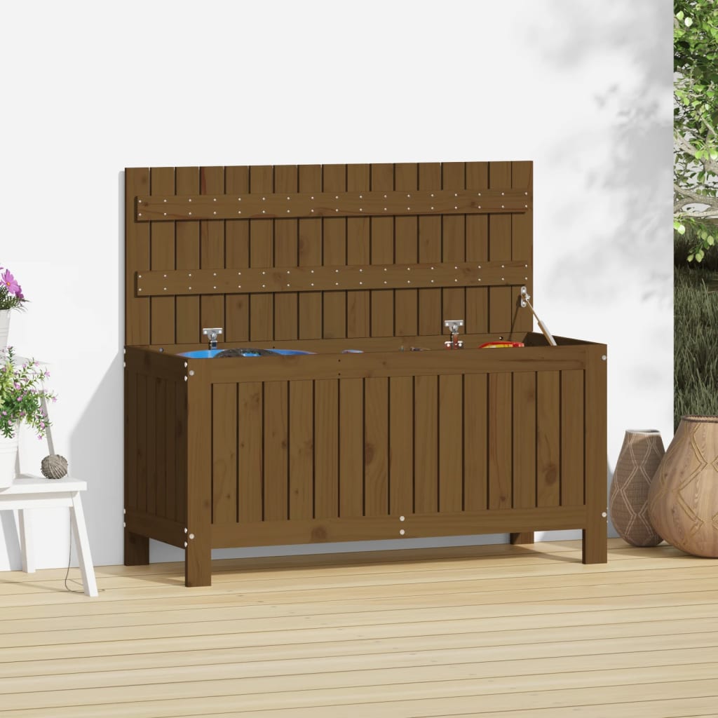 vidaXL Tuinbox 76x42,5x54 cm massief grenenhout grijs