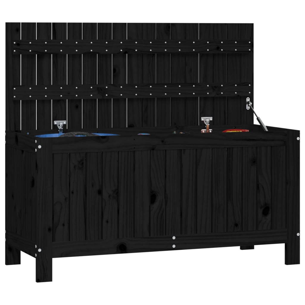 vidaXL Tuinbox 76x42,5x54 cm massief grenenhout grijs