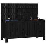 vidaXL Tuinbox 76x42,5x54 cm massief grenenhout grijs
