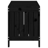 vidaXL Tuinbox 76x42,5x54 cm massief grenenhout grijs