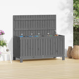 vidaXL Tuinbox 76x42,5x54 cm massief grenenhout grijs