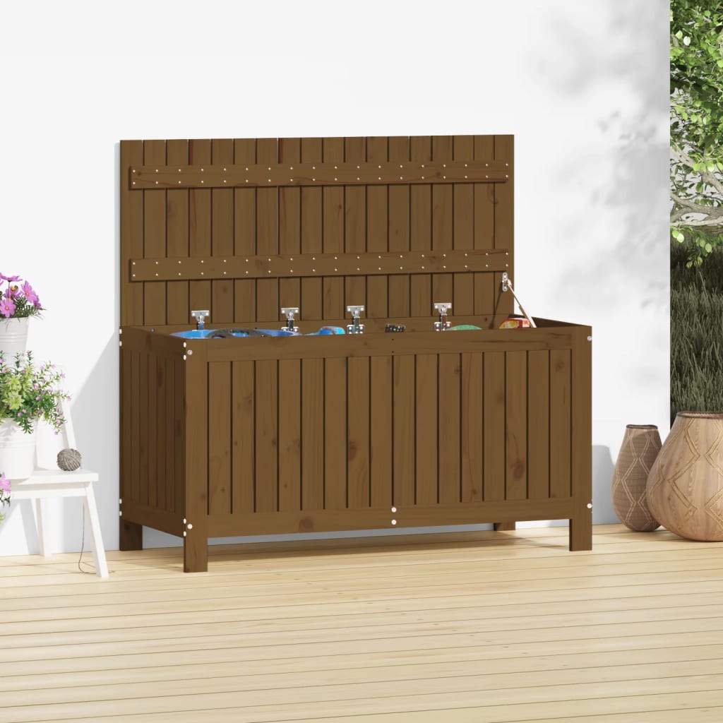 vidaXL Tuinbox 76x42,5x54 cm massief grenenhout grijs