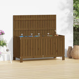 vidaXL Tuinbox 76x42,5x54 cm massief grenenhout grijs