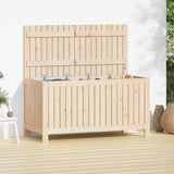 vidaXL Tuinbox 76x42,5x54 cm massief grenenhout grijs