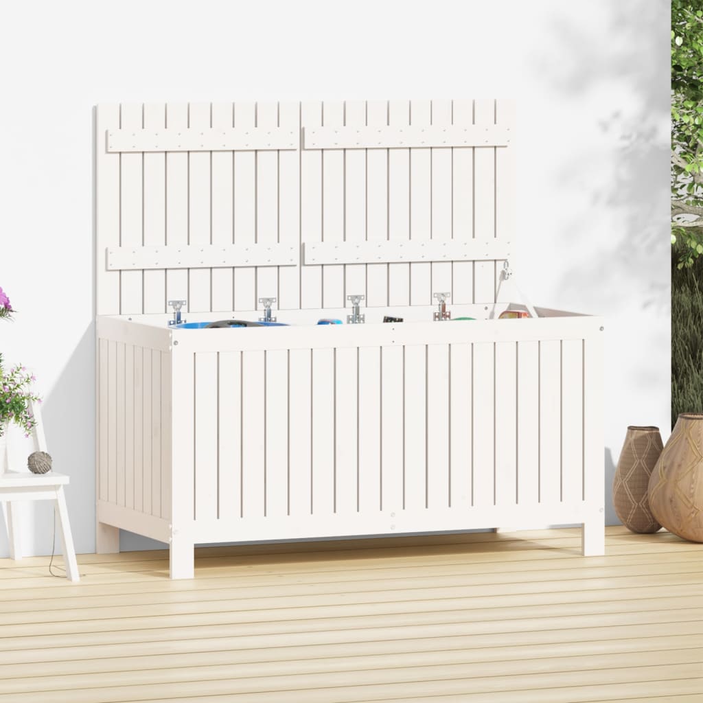 vidaXL Tuinbox 76x42,5x54 cm massief grenenhout grijs
