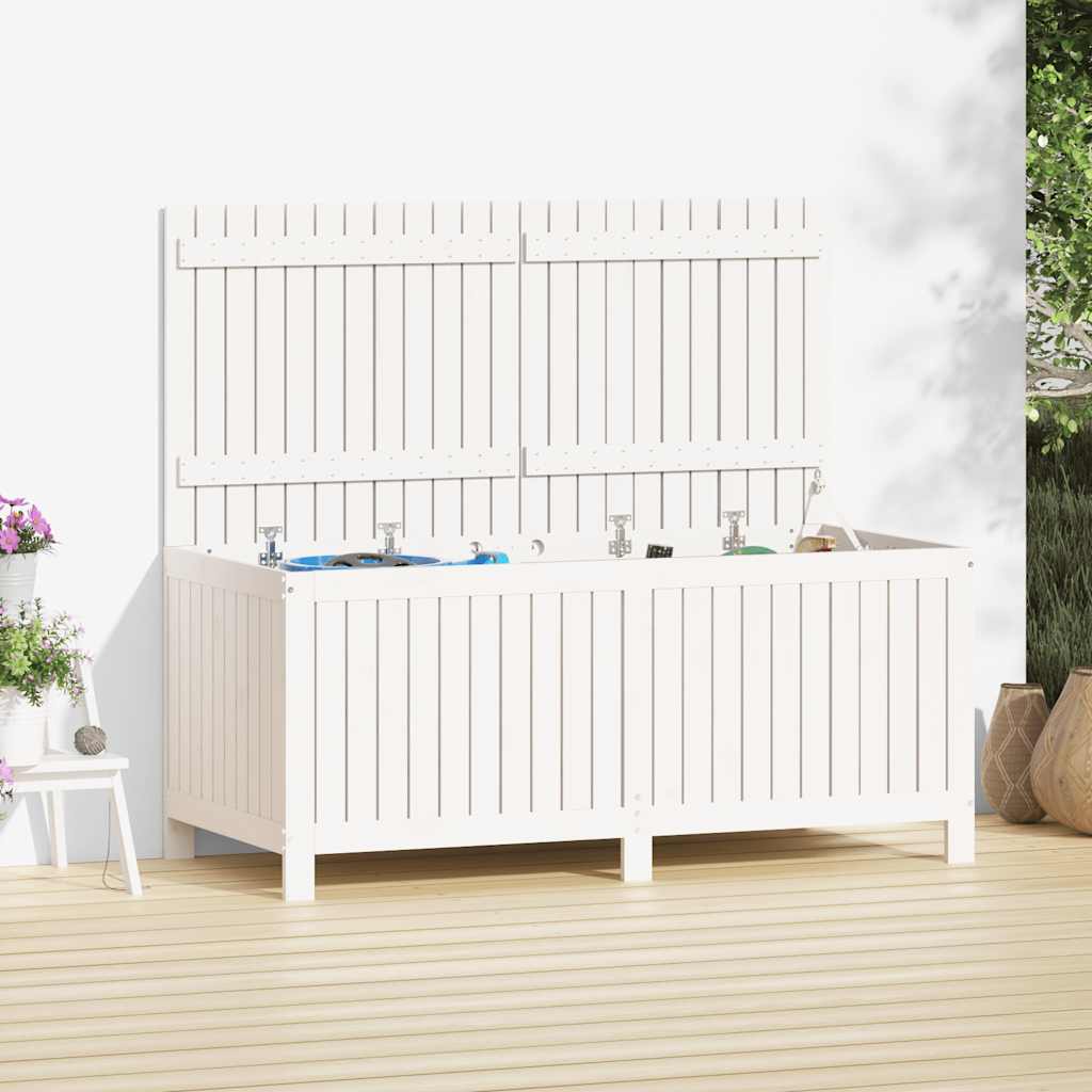 vidaXL Tuinbox 76x42,5x54 cm massief grenenhout grijs