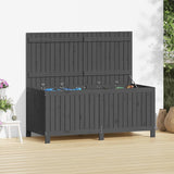 vidaXL Tuinbox 76x42,5x54 cm massief grenenhout grijs